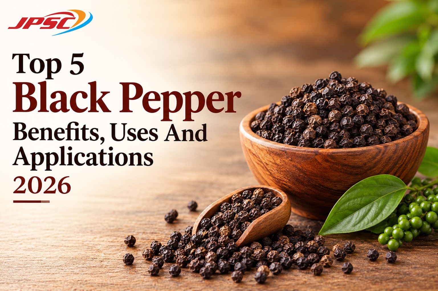 Top 5 Black Pepper Benefits, Uses And Applications 2026